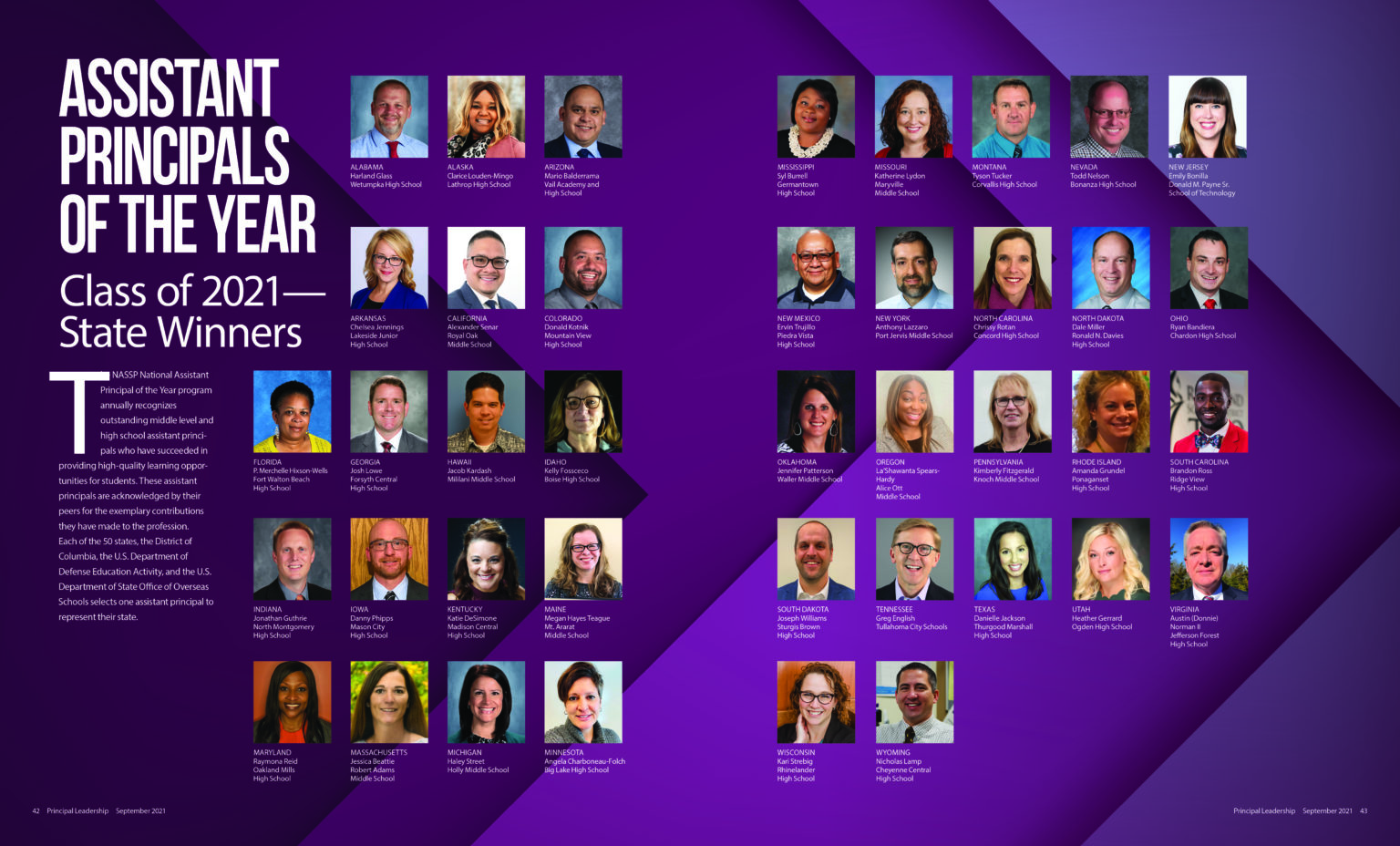 Assistant Principals Of The Year Nassp