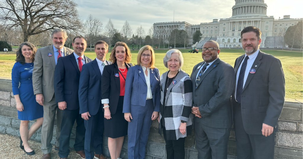 Alabama school leaders on Capitol Hill during the National School Leaders Advocacy Conference. Photo by Dan Gursky.