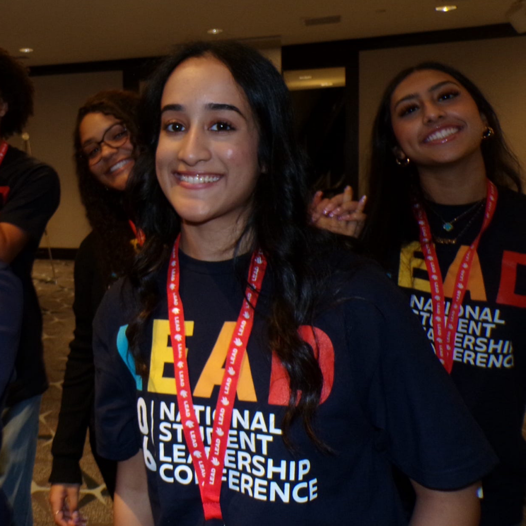 Caption: Anvitha Vallabhaneni at LEAD in Washington, D.C. Photo courtesy of NASSP. 